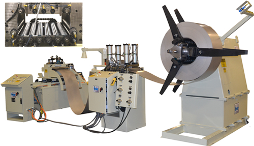 18” Wide by 15,000lb Zig-Zag servo press feed system