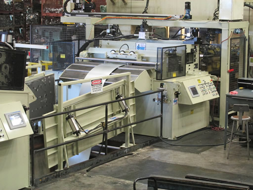 Press Feed Lines designed to process High Strength Low Alloy or Advanced High Strength Steels (HSLA or AHSS).