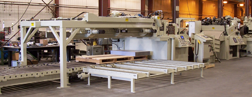Cut to length line high productivity and repeatable accuracy