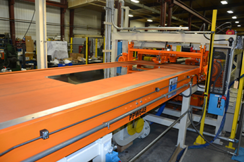 Cut to length line inspection conveyor