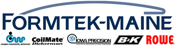 The Brands of Formtek-Maine, Cooper–Weymouth, Peterson<sup>©</sup> (CWP<sup>©</sup>), ROWE<sup>©</sup>, B&K<sup>©</sup>, Coilmate–Dickerman<sup>©</sup>, and Iowa Precision<sup>©</sup>